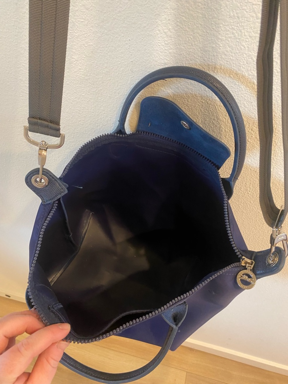 Longchamp Le Pliage Neo Nylon Bag with handles and adjustable strap * flawed - Picture 2 of 15